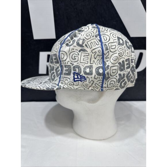 L.A Dodgers MLB 2015 Writersblock 59FIFTY NEW ERA Men Flat Brim Fit Hat 7 1/2 - Picture 4 of 9